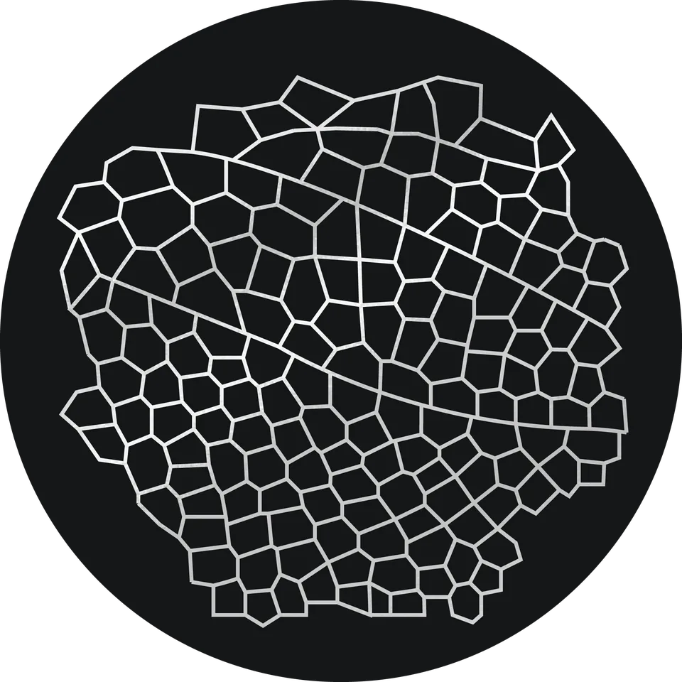 The Skinglow cell-mesh mark in black, for the LevitaLift buccal massage facial